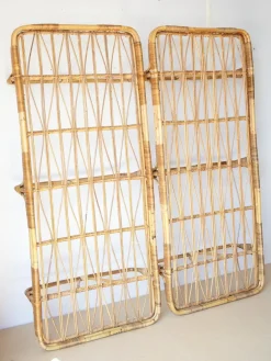 Mid-Century Modern Rattan Tagesbett von Úluv, 1960er, 2er Set