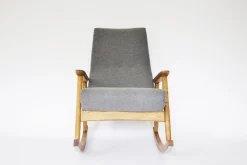 Mid-Century Modern Schaukelstuhl von Valerija Ema Cukermanienė, 1960er