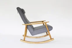 Mid-Century Modern Schaukelstuhl von Valerija Ema Cukermanienė, 1960er
