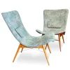 Mid-Century Modern Sessel von Miroslav Navrátil, 1960er, 2er Set