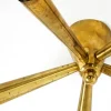 Mid-Century Modern Sputnik Messing Deckenlampe mit Fünf Armen, 1950er