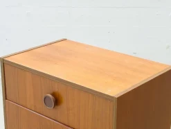 Mid-Century Modern Teak Nachttische, 1960er, 2er Set