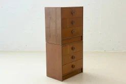 Mid-Century Modern Teak Nachttische, 1960er, 2er Set