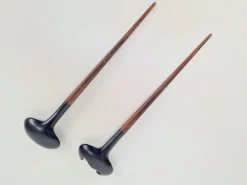 Mid-Century Modern Teak Salatbesteck, 1960er, 2er Set