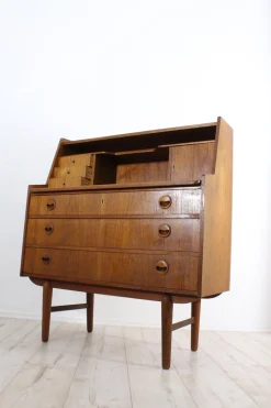 Mid-Century Modern Teak Sekretär, 1960