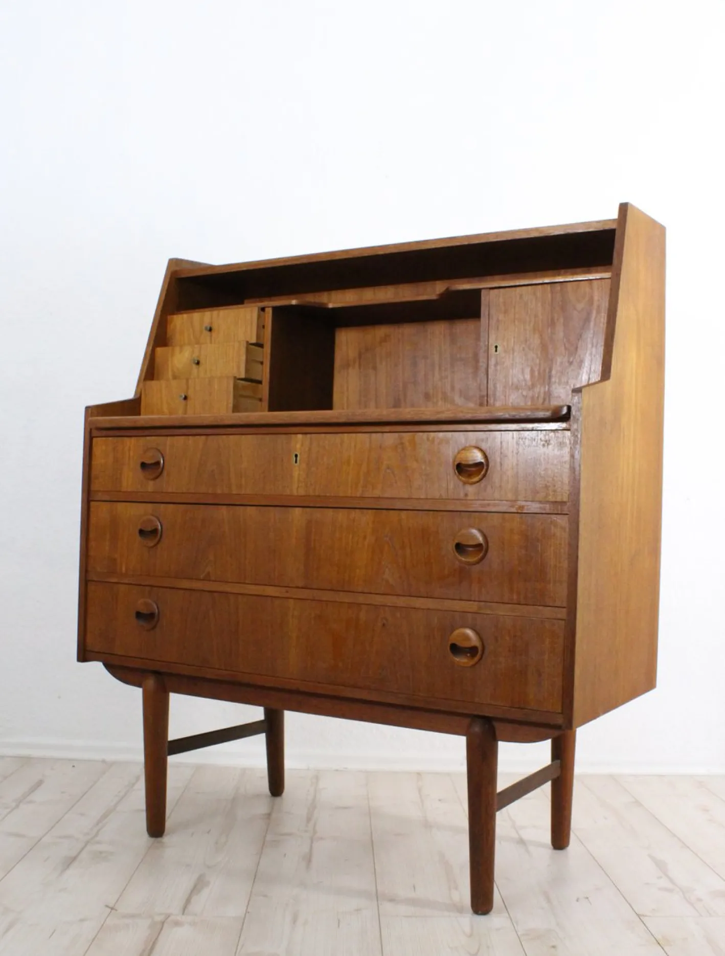 Mid-Century Modern Teak Sekretär, 1960