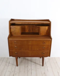 Mid-Century Modern Teak Sekretär, 1960