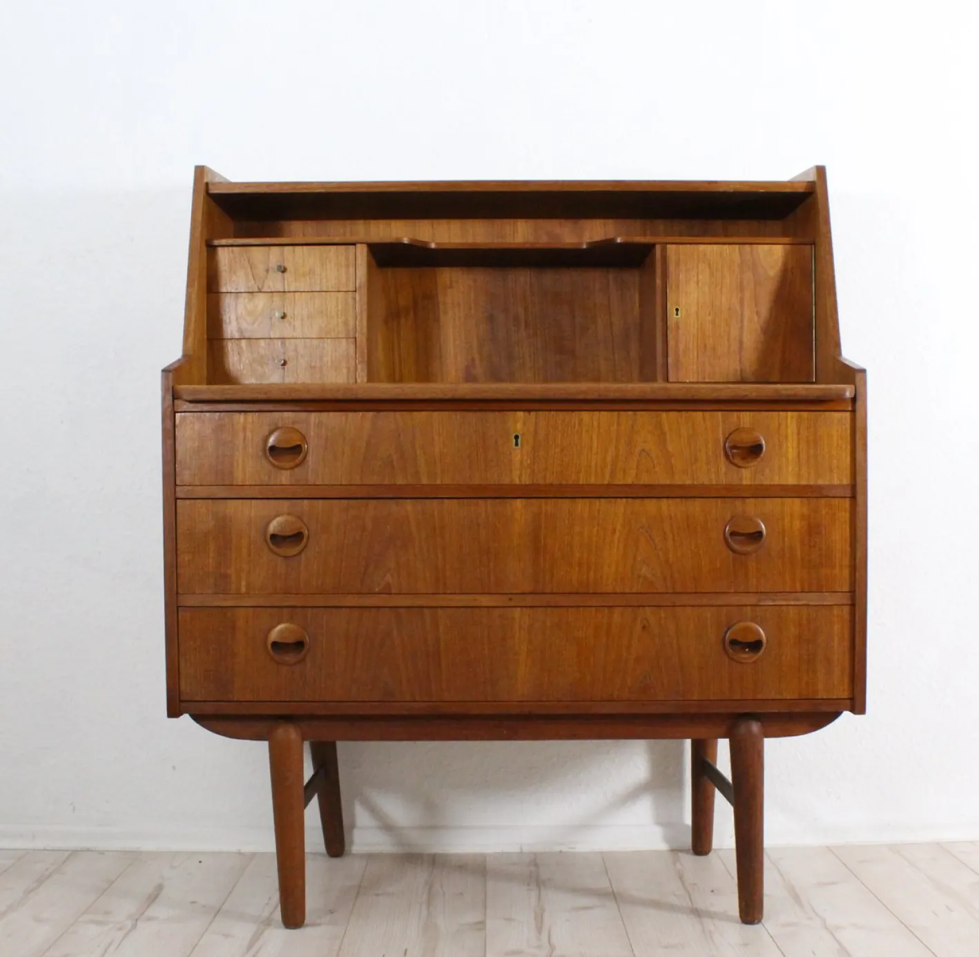 Mid-Century Modern Teak Sekretär, 1960