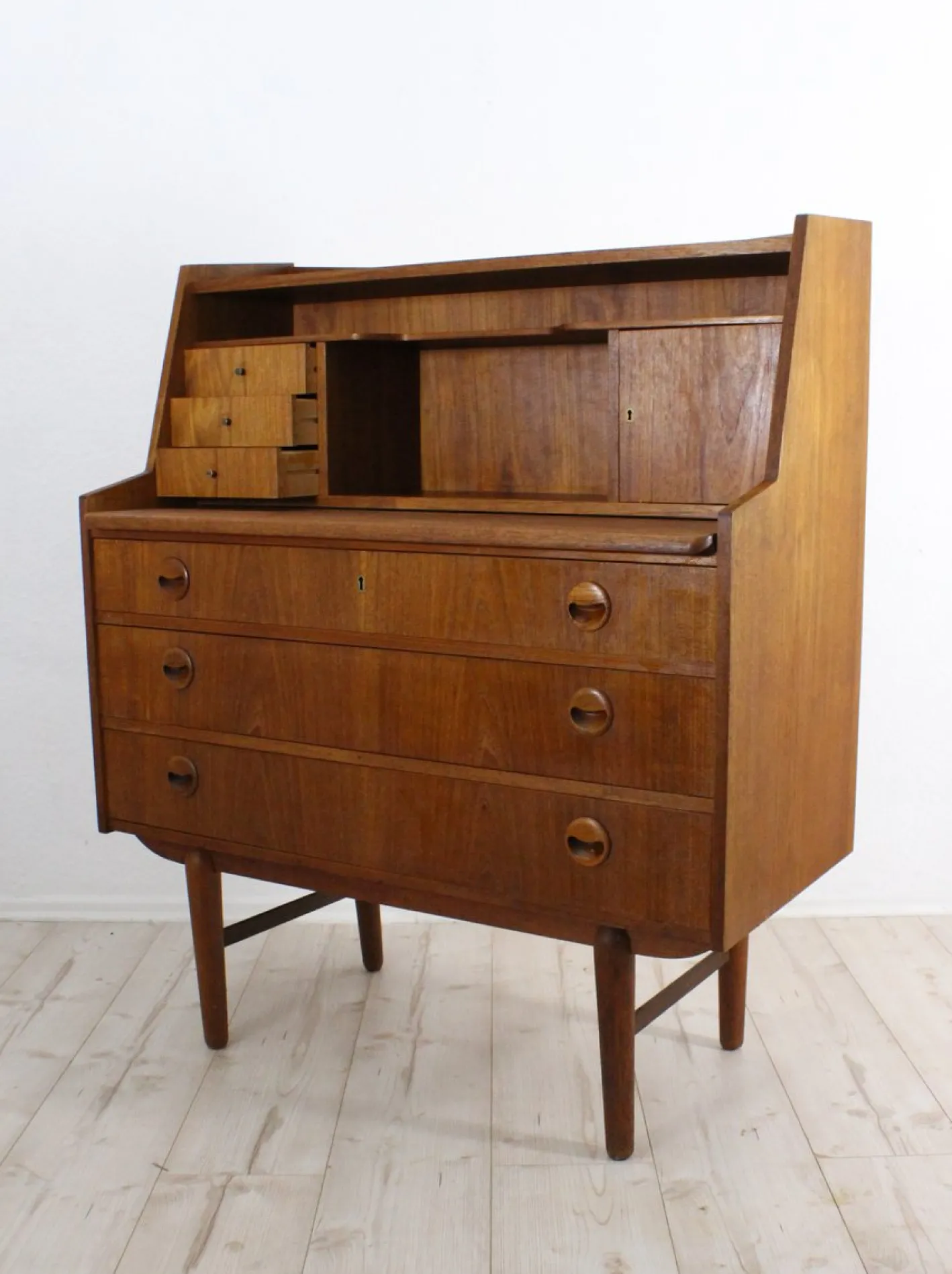 Mid-Century Modern Teak Sekretär, 1960