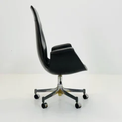 Mid-Century Modern Tulip Schreibtischstuhl von Preben Fabricius & Jørgen Kastholm für Walter Knoll, 1960er