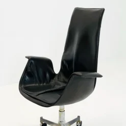 Mid-Century Modern Tulip Schreibtischstuhl von Preben Fabricius & Jørgen Kastholm für Walter Knoll, 1960er