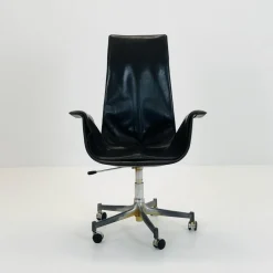 Mid-Century Modern Tulip Schreibtischstuhl von Preben Fabricius & Jørgen Kastholm für Walter Knoll, 1960er