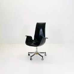 Mid-Century Modern Tulip Schreibtischstuhl von Preben Fabricius & Jørgen Kastholm für Walter Knoll, 1960er