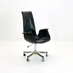 Mid-Century Modern Tulip Schreibtischstuhl von Preben Fabricius & Jørgen Kastholm für Walter Knoll, 1960er