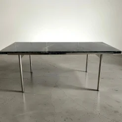 Mid-Century Modern Verde Alpi Marmor Couchtisch von Florence Knoll Bassett für Knoll International, 1960er