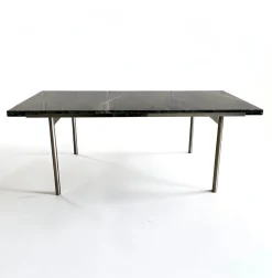Mid-Century Modern Verde Alpi Marmor Couchtisch von Florence Knoll Bassett für Knoll International, 1960er