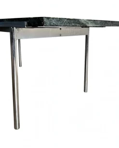 Mid-Century Modern Verde Alpi Marmor Couchtisch von Florence Knoll Bassett für Knoll International, 1960er