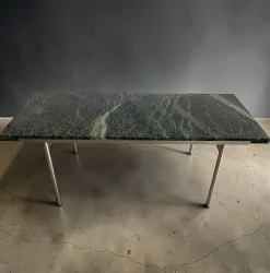 Mid-Century Modern Verde Alpi Marmor Couchtisch von Florence Knoll Bassett für Knoll International, 1960er