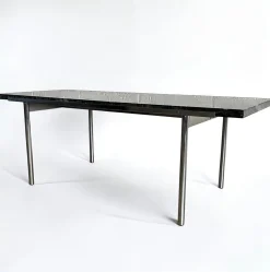 Mid-Century Modern Verde Alpi Marmor Couchtisch von Florence Knoll Bassett für Knoll International, 1960er