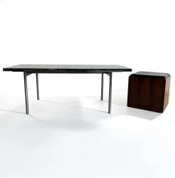Mid-Century Modern Verde Alpi Marmor Couchtisch von Florence Knoll Bassett für Knoll International, 1960er
