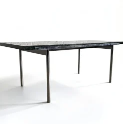 Mid-Century Modern Verde Alpi Marmor Couchtisch von Florence Knoll Bassett für Knoll International, 1960er