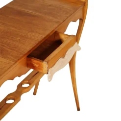 Mid-Century Modern Walnuss Konsolentisch