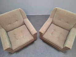 Mid-Century Modern Wiberg Sessel von Up Závody Rousínov, 1980, 2er Set