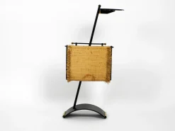Mid-Century Modern Zeitungsständer mit schwerem Metallregal