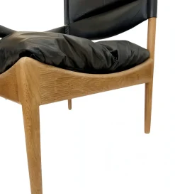 Mid-Century Modus Sessel, Tisch & Hocker aus Eiche von Kristian Solmer Vedel für Soren Willadsen, Dänemark, 1960er, 4er Set