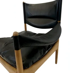 Mid-Century Modus Sessel, Tisch & Hocker aus Eiche von Kristian Solmer Vedel für Soren Willadsen, Dänemark, 1960er, 4er Set