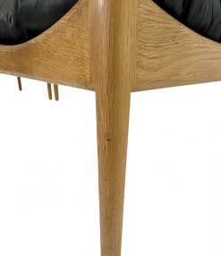 Mid-Century Modus Sessel, Tisch & Hocker aus Eiche von Kristian Solmer Vedel für Soren Willadsen, Dänemark, 1960er, 4er Set