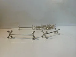 Mid-Century Molekulare Silberne Messerbänke, 1960er, 10 . Set