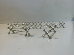Mid-Century Molekulare Silberne Messerbänke, 1960er, 10 . Set