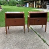 Mid-Century Nachttisch von Varia, 1950er, 2er Set