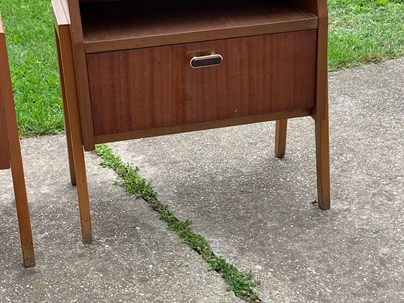 Mid-Century Nachttisch von Varia, 1950er, 2er Set