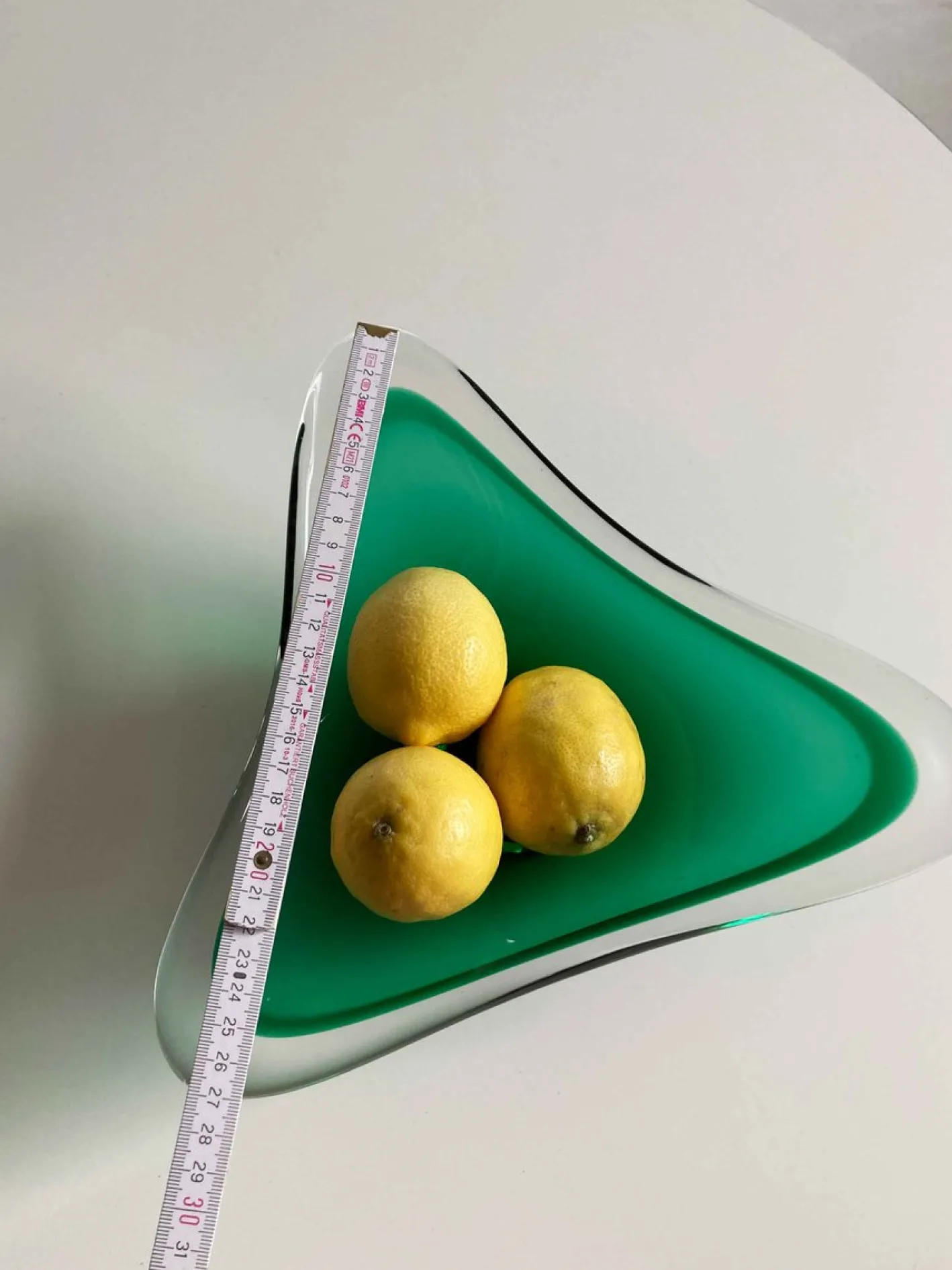 Mid-Century Obstschale aus Glas von WMF, 1950