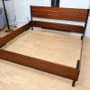 Mid-Century Palisander Bett von Poggi, 1960er