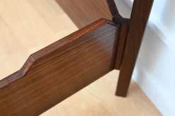 Mid-Century Palisander Bett von Poggi, 1960er