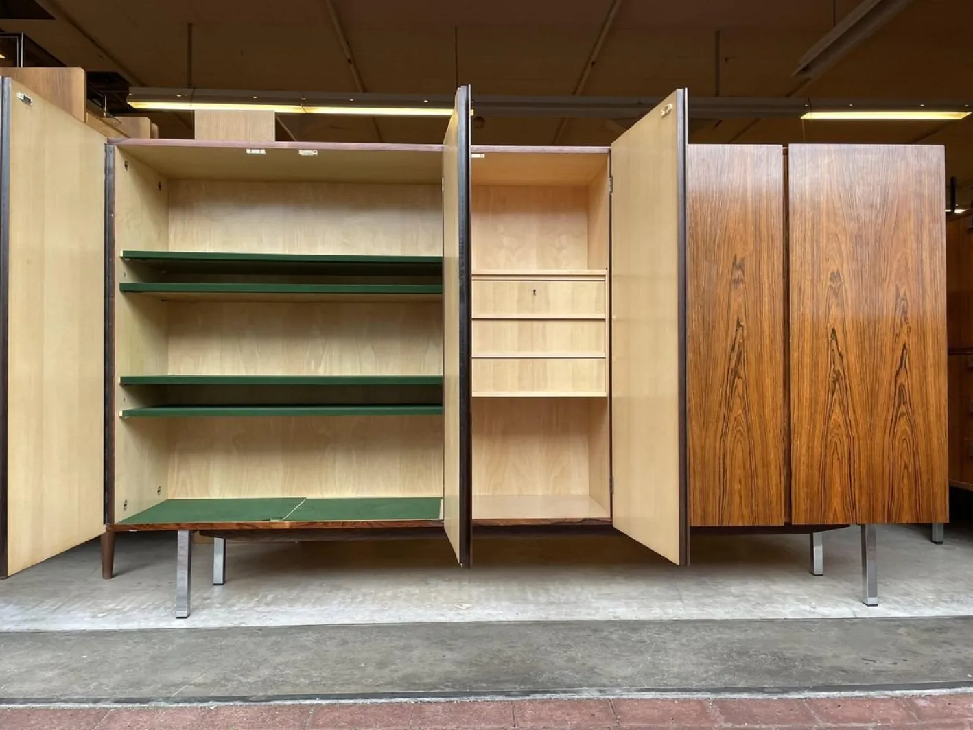 Mid-Century Palisander Highboard