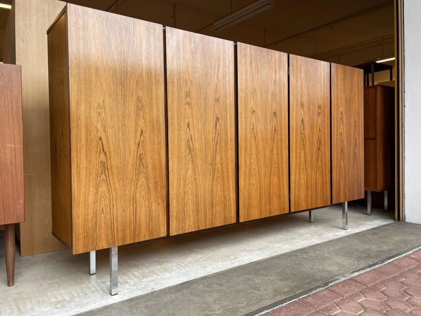 Mid-Century Palisander Highboard
