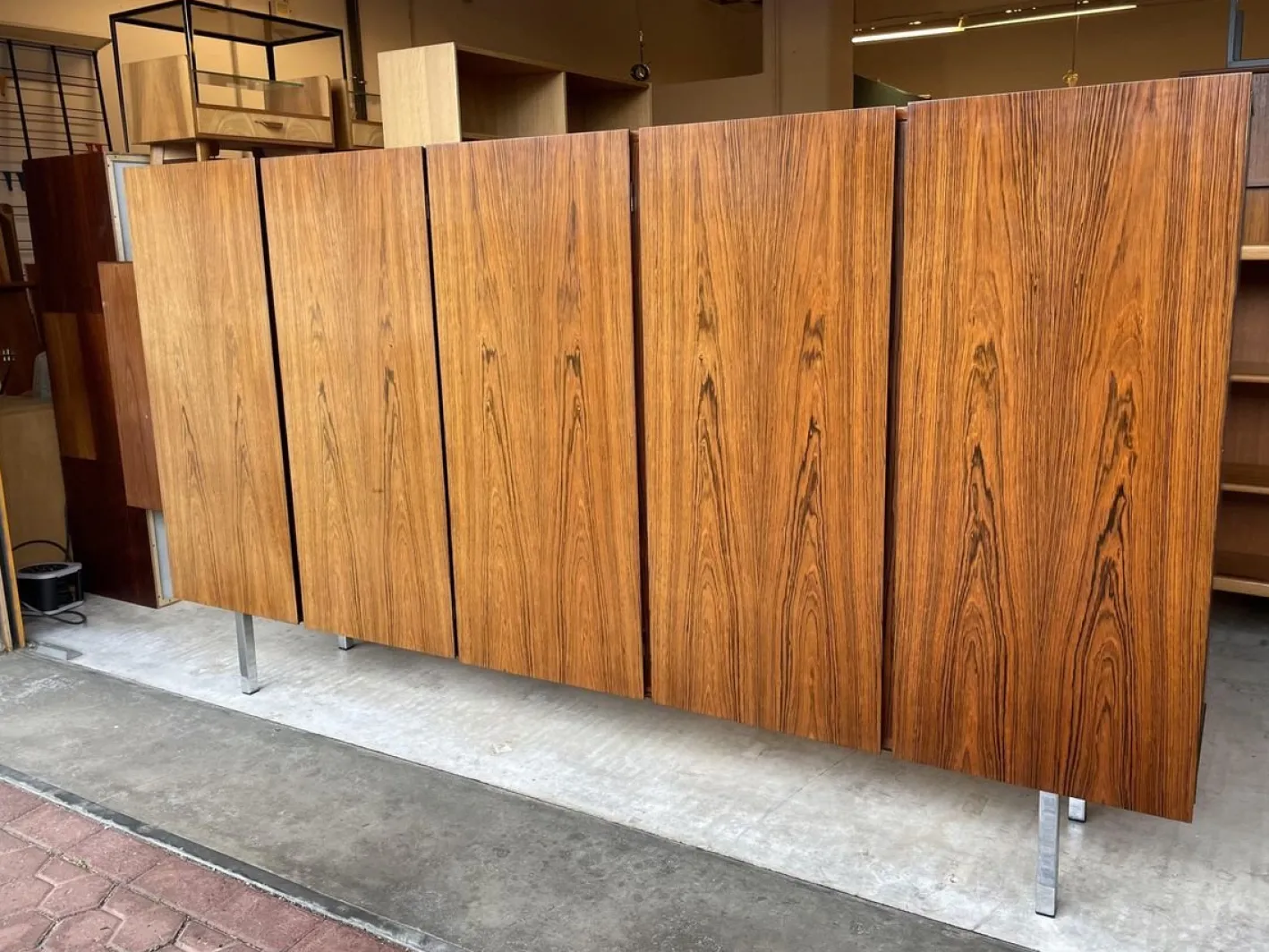 Mid-Century Palisander Highboard