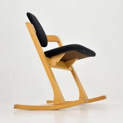 Mid-Century Pendel Schaukelstuhl von Peter Opsvik für Stokke Norway, 1980er