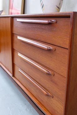 Mid-Century RT200 Sideboard aus Teak von Heinrich Riestenpatt, 1960er