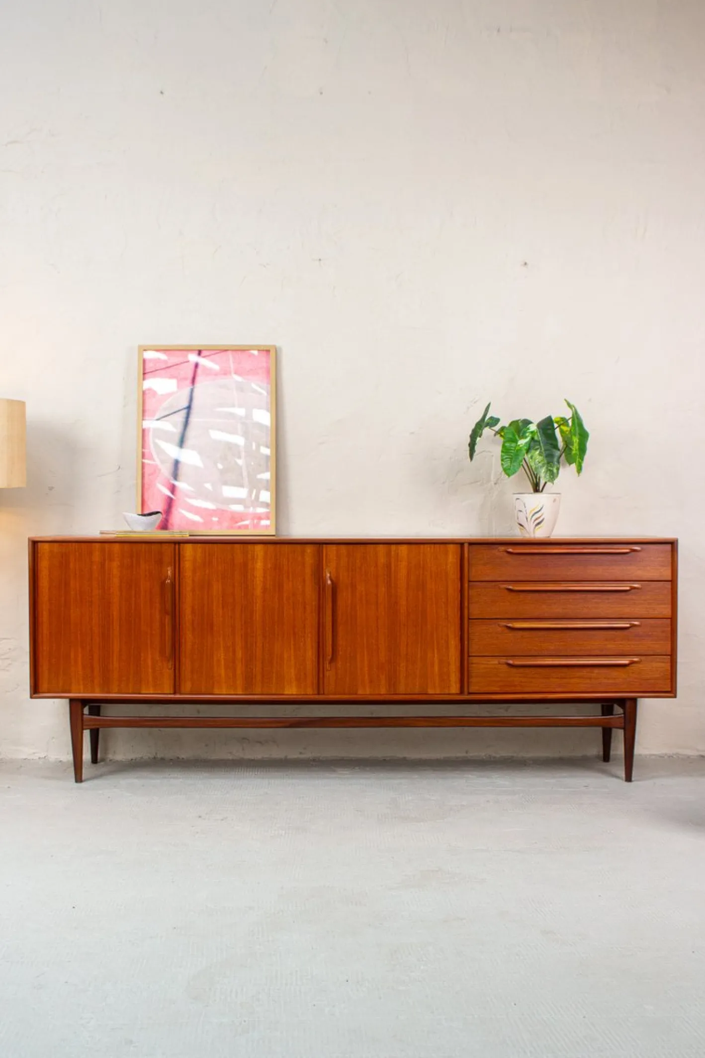Mid-Century RT200 Sideboard aus Teak von Heinrich Riestenpatt, 1960er