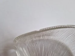 Mid-Century Servierteller aus Edelstahl & Glas von Cromargan, Deutschland, 1972