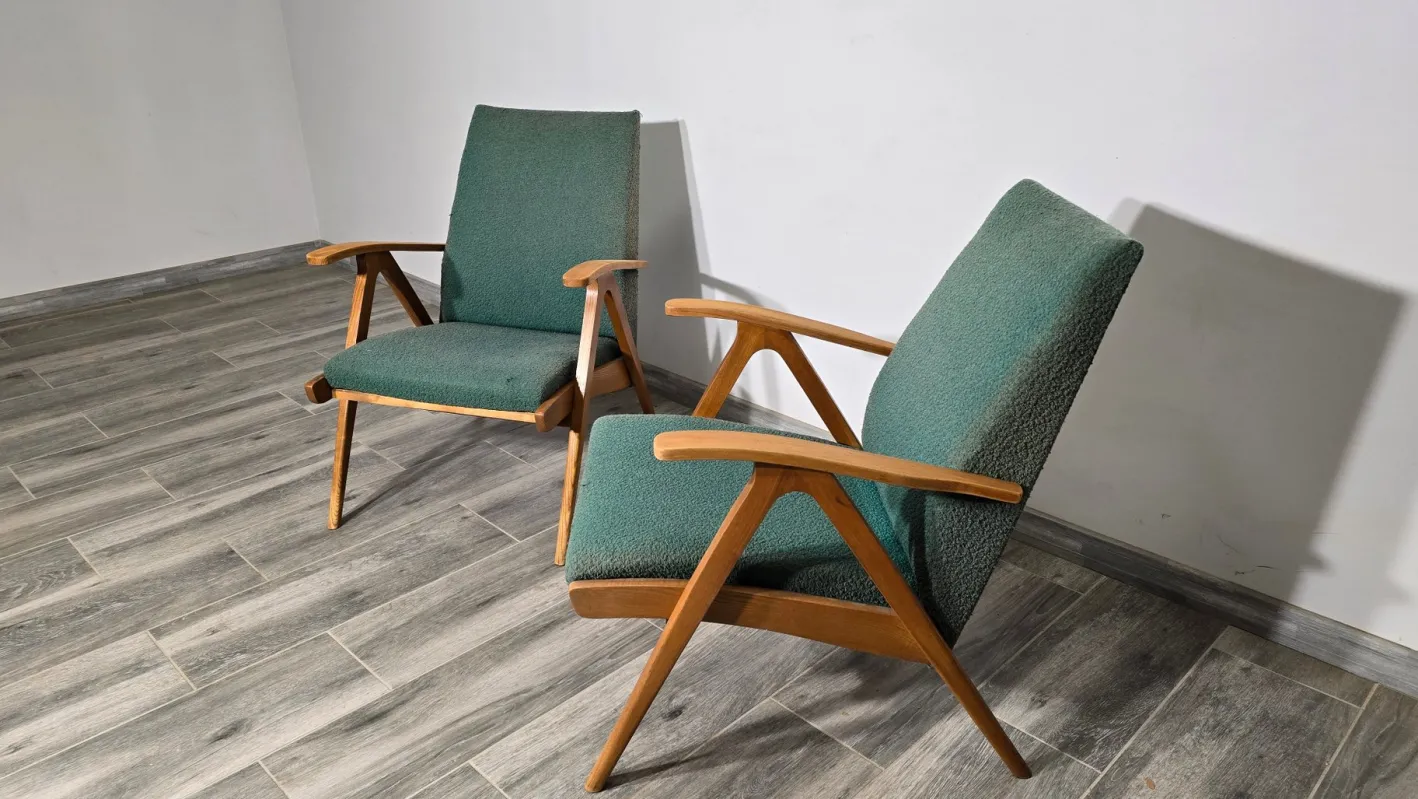 Mid-Century Sessel, 2er Set