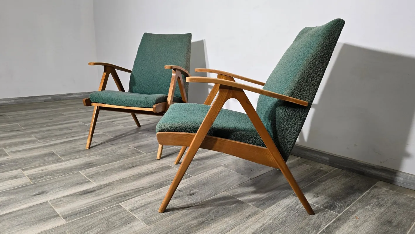 Mid-Century Sessel, 2er Set