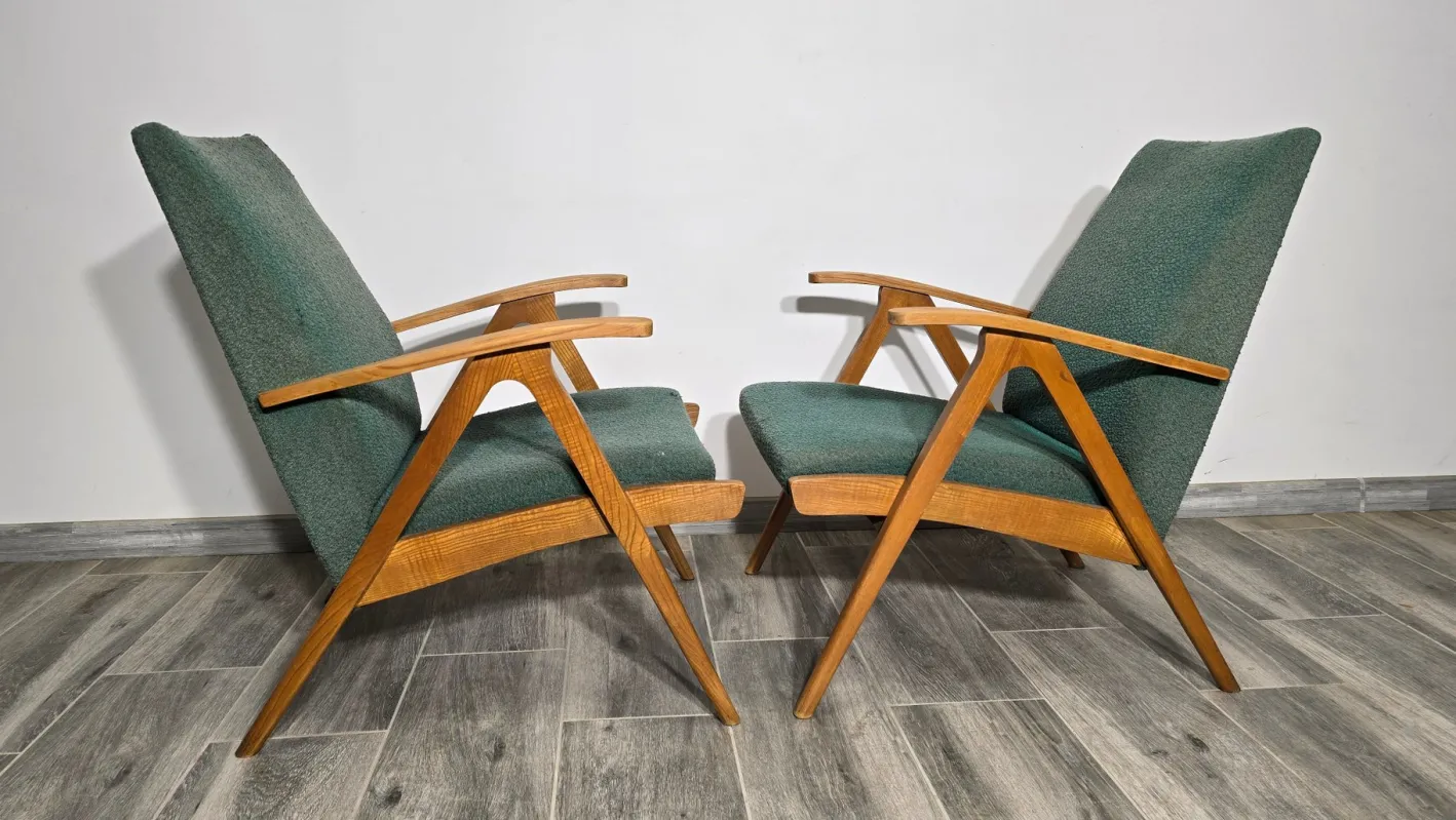 Mid-Century Sessel, 2er Set