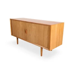 Mid-Century Sideboard aus Teak von Svend Aage Larsen für Faarup Møbelfabrik, 1960er