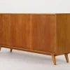 Mid-Century Sideboard mit Kunststoffschublade von Interier Praha, 1960er